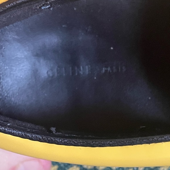 Celine leather slip-on trainer sneakers - Picture 9 of 12